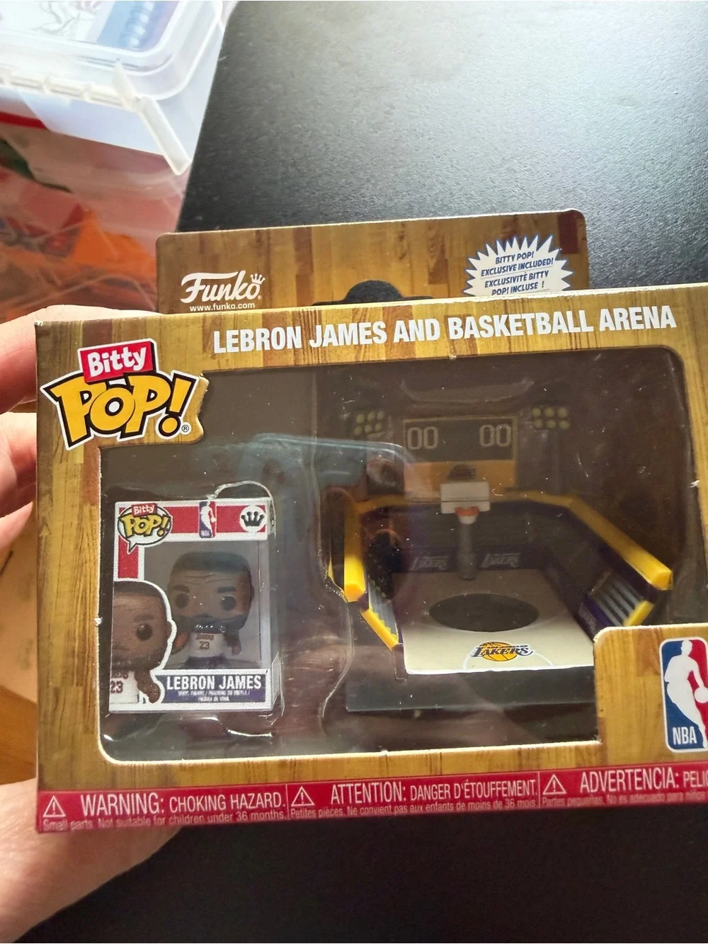 New Funko Bitty Pop NBA Basketball Arenas Lebron James Lakers Deluxe Set